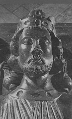 Effigy of King John from tomb